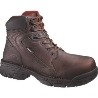 Men's Wolverine Falcon Peak AG Work Boots Brown, BROWN, 14M Industrial And Construction Shoes Shoes