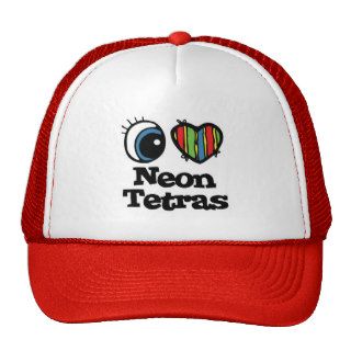 I Love (Heart) Neon Tetras Trucker Hat