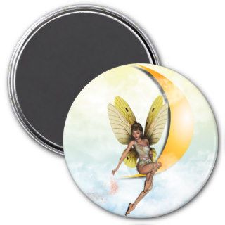 Moon Fairy Refrigerator Magnets