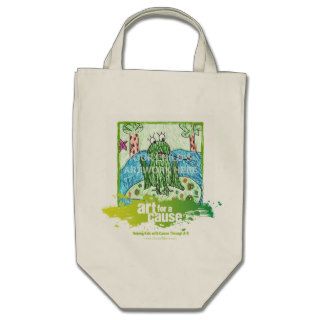 Green "Art for a Cause" Tote  $15.95 Canvas Bag