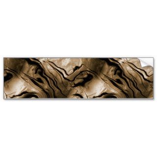 Opalescent Brown Mother of Pearl Effect Bumper Sticker