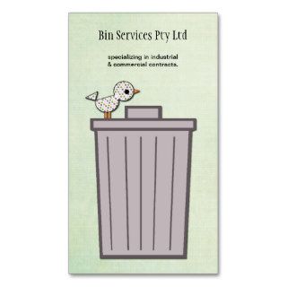 Bin Skip Removal Service Business Profile Card Business Cards