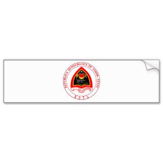 EAST TIMOR COAT OF ARMS BUMPER STICKERS