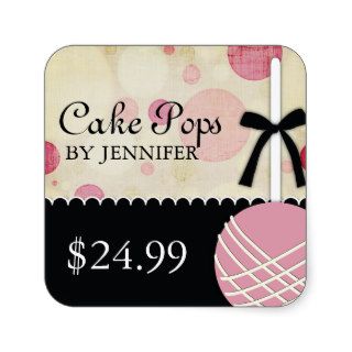 Whimsical Modern Bakery Price Tags Sticker