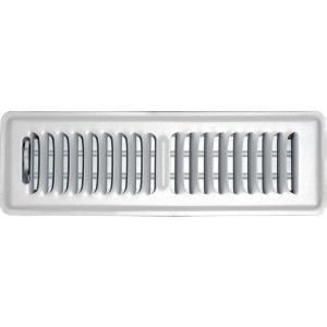 SPEEDI GRILLE 2 in. x 10 in. White Floor Vent Register with 2 Way Deflection SG 210 FLW
