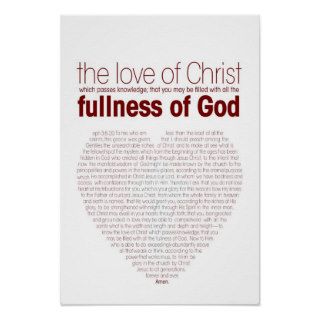 Love of Christ Posters