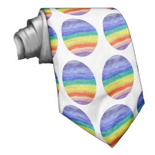 Easter Egg Rainbow Color Custom Ties