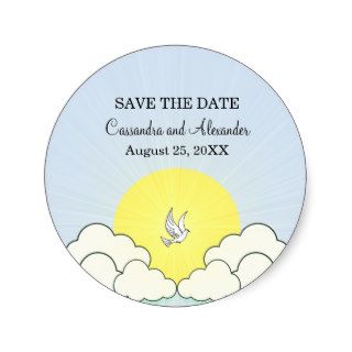 Match Made in Heaven Save the Date Stickers