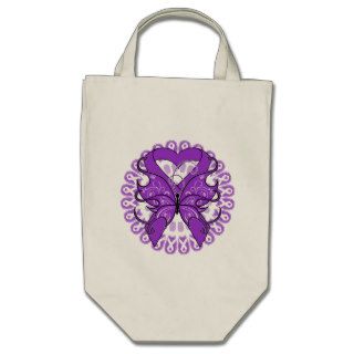 Lupus Butterfly Circle of Ribbons Tote Bag