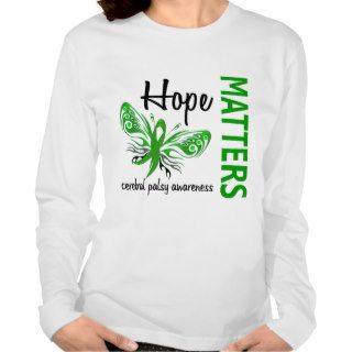 Hope Matters Butterfly Cerebral Palsy T shirts
