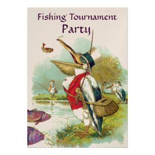 MR PELICAN FISHING TOURNAMENT PARTY INVITE