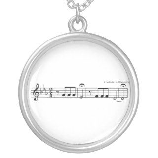 Beethoven Symphony No. 5 Necklace