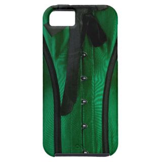GREEN SATIN CORSET iPhone 5 CASES