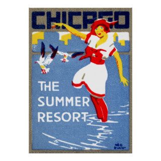 1912 Chicago, The Summer Resort Posters