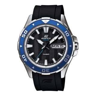 Casio Edifice Mens Marine Black & Blue Watch