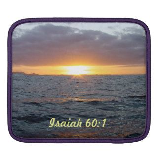 Arise Shine   Isaiah 601 iPad Sleeve