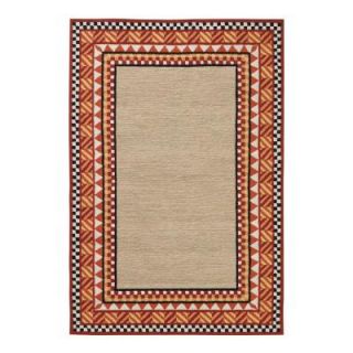 Home Decorators Collection Whimsy Orange 2 ft. x 3 ft. Area Rug 0943400570