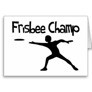 Frisbee Champ Card