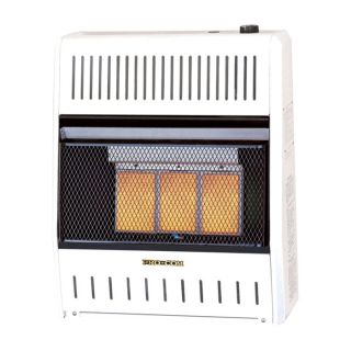 ProCom Vent Free Dual Fuel Infrared Radiant Wall Heater   3 Plaque, 18,000 BTU,