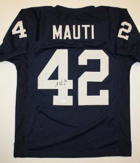 Michael Mauti Penn State Nittany Lions NCAA Hand Signed Authentic Style Navy Jersey   Autographed College Jerseys at 's Sports Collectibles Store