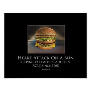 Heart Attack On A Bun Motivational Poster