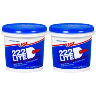 UGL 1 qt. 222 Lite Spackling Paste (2 Pack) 209111