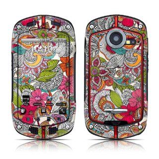Doodles Color Design Protective Decal Skin Sticker (Matte Satin Coating) for Casio G'zOne Commando C771 Cell Phone Cell Phones & Accessories