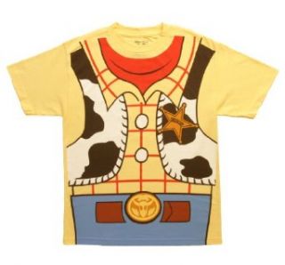Mighty Fine Toy Story I Am Woody Costume T Shirt Yellow Clothing