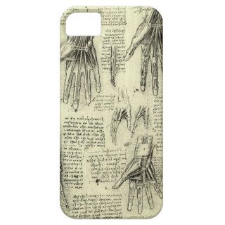 Anatomy of the Human Hand by Leonardo da Vinci iPhone 5 Cases