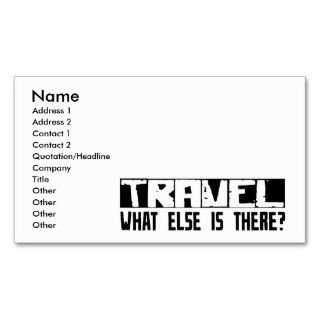 Travel What Else Is There? Business Card Templates