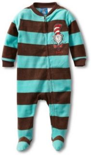 Dr. Seuss Baby boys Infant Sleeper, Brown, 12 Months Clothing