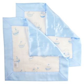 SwaddleDesigns 2pk Muslin Lovie   Little Ships