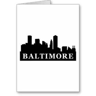 Baltimore Skyline Card