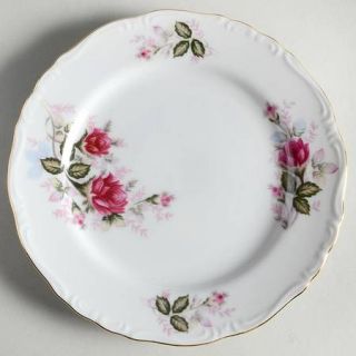 Harmony House China Eugenie Rose Salad Plate, Fine China Dinnerware   Pink Roses