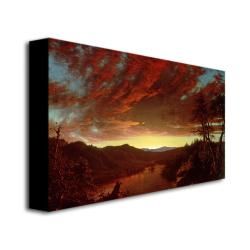 Frederic Church 'Twilight in the Wilderness' Canvas Art Trademark Fine Art Canvas