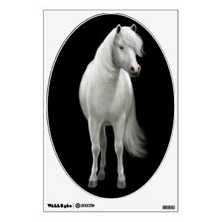 Young White Horse Wall Decal