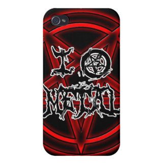 I Love Metal   Pentagram Design iPhone 4/4S Cases