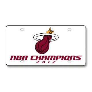 Rico Miami Heat 2012 NBA Finals Champions Laser Tag License Plate  Sports Fan License Plate Frames  Sports & Outdoors