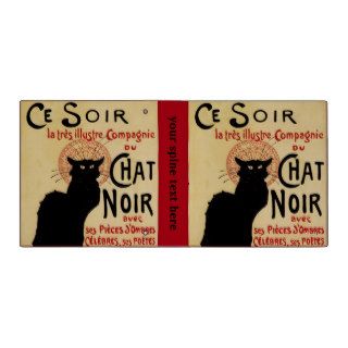 Vintage Art Nouveau, Le Chat Noir Vinyl Binders