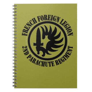 FRENCH FOREIGN LEGION 2ND PARACHUTE REGIMENT NOTE BOOKS