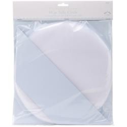 Darice White Tulle Circles (Pack of 100) Darice Other Wedding Essentials