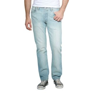 Levis 501 Original Fit Jeans, Bleached, Mens
