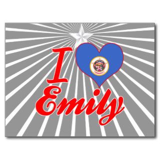 I Love Emily, Minnesota Post Cards