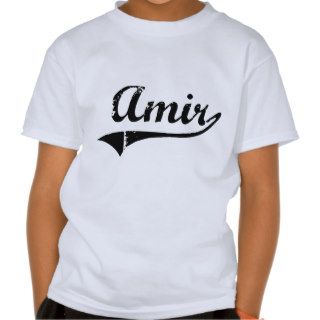 Amir Classic Style Name T Shirts
