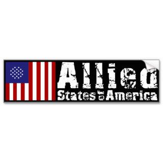 Allied States of America Bumper Stickers