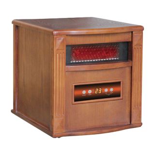 American Comfort Infrared Quartz Heater   5200 BTU, 1500 Watts, Walnut Finish,