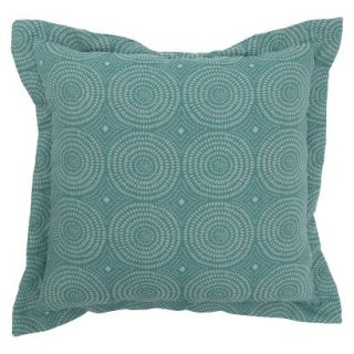 Threshold Outdoor Deep Seating Back Cushion   Turquoise Circles