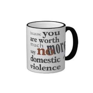 No More Domestic Violence Coffee Mug