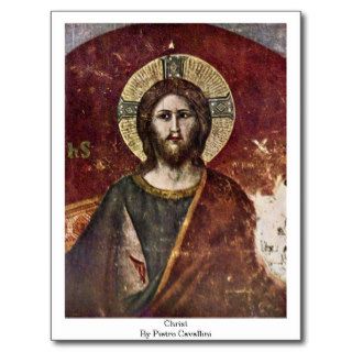 Last Judgement Christ By Pietro Cavallini Postcards