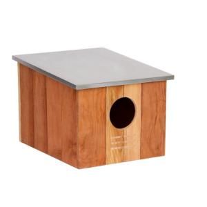 Redwood Barred Owl Bird House 12022
